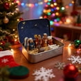 thumbnail image 2 of BQBQERT Portable Small Nativity Scene Set for Desk Shelf Decoration During Christmas Season Portable Holiday Decors, 2 of 8