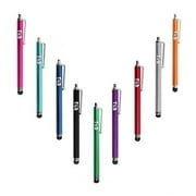 tcd universal pack of 10 [multi colored] premium thick stylus pen pack [compatible with all touch screen devices]