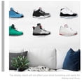 thumbnail image 3 of LOLIPPYY 6Pcs Transparent Acrylic Shoe Display Shelves Wall Mounted Floating Racks for Sneakers, 3 of 8