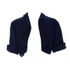Giorgio Armani Women's Silk Shrug Jacket IT 48 Navy Blue