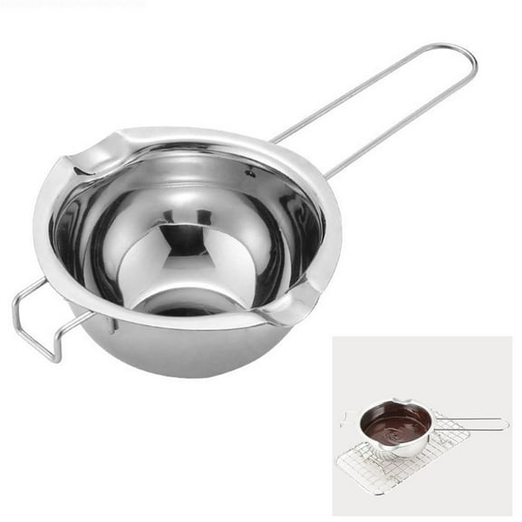 PLGEBR 1 Set Double Boiler Pot Stainless Steel Chocolate Pot Chocolate Melting Pot