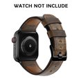 thumbnail image 2 of Compatible con Apple Watch Band 38-40 mm / 42-44 mm, correa de repuesto de cuero genuino compatible con Apple Watch Series 5/ 4/3 /2 /1 Xemadio 2033272-4, 2 of 9