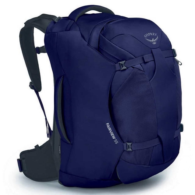 Mochila Osprey Fairview 55L para mujer, viaje, invierno, noche, azul
