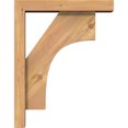 thumbnail image 3 of Ekena Millwork 3 1/2"W x 14"D x 18"H Westlake Block Smooth Bracket w/ Offset Brace, Western Red Cedar, 3 of 25