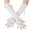 White, variant on GPOECD Fingerless Gloves Elbow Length Lace Arm Warmers Gothic Witch Accessory For Halloween Party White,One Size