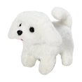 thumbnail image 1 of Bichon Frise Regalo electrónico de la novedad del perro del animal relleno del juguete del bebé de la felpa de 18cm/7inch para los niños, 1 of 5