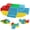 Multicolor, variant on Climbing Toys for Toddlers, 7 Pieces Indoor Baby Foam Blocks Soft Play Set with PU Leather, Kids Climb and Crawl Sliding Activity Structure Gym Playground Climber