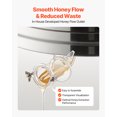thumbnail image 3 of VEVOR Honey Extractor, 6 Frame Manual Honey Spinner with Transparent Lid, Stainless Steel Honeycomb Drum Spinner with Height Adjustable Stand, Honeycomb Extraction Centrifuge Equipment for Beekeeping, 3 of 9