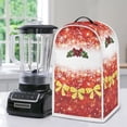 thumbnail image 5 of HELLHERO Dust Protector Polyester Blender Dust Cover Christmas Handle Blender Cover for Kitchen Counter, 5 of 6