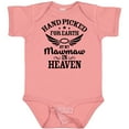 thumbnail image 3 of Inktastic Handpicked for Earth by My Mawmaw in Heaven with Angel Wings Boys or Girls Baby Bodysuit, 3 of 5