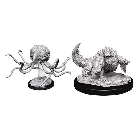 WizKids D&D Nolzurs Marvelous Upainted Miniatures: Wave 11: Grell & Basilisk