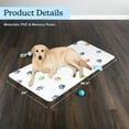thumbnail image 5 of PETMAKER 46.5”x24” Large PVC Dog Mat for Food and Water, Crate Pad, and Floor Protector (Paw Prints), 5 of 8