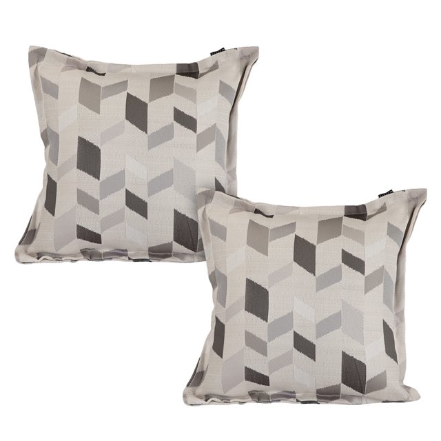 Cojin Decorativo Cuadrado Set de 2 Magic Plata