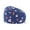 Dark Blue, variant on Unisex Beret Hat Breathable Printed Doctor Scrub Cap For White B