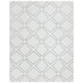 thumbnail image 2 of SAFAVIEH Bellagio Edweena Geometric Wool Area Rug, Ivory/Silver, 8' x 10', 2 of 8