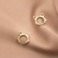 thumbnail image 5 of QQTDFG 925 Sterling Silver Cat Huggie Hinged Hoop Earrings A4055-Silver, 5 of 8