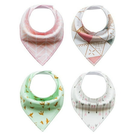 

Final Clear Out! 4pcs/Set Kids Cotton Bibs Multi-function Kids Bibs Saliva Towel Kids Bandana Drool Bibs Arrow Animal Cartoon Burp Cloths Triangle Cotton Accessories