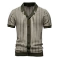 thumbnail image 1 of Polo informal para hombre: manga corta, diseño con solapa, poliéster-spandex, tallas S-XXL, 1 of 7