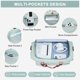 thumbnail image 4 of Small Gym Bag for Women, Travel Duffle Bag Carry On Weekender Bag with Shoe Compartment, 4 of 5