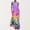 Purple, variant on Summer Wedding Guest Dresses for Women 2023 Women Fashion V-Neck Sleeveless Summer Evening Party Printing Ladies Pocket Vest Long Dress Date Night Dress on Clearance