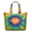 Colorful Tie Dye Pattern-1, variant on Colorful Tie Dye Pattern Large Weekend Travel Bag, Canvas Overnight Shoulder Bag with Zipper & Pockets, Heavy Duty Canvas for Women Men,22” X 12" X 18"