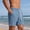 Sky Blue, variant on BRGZLK Beach Shorts For Men Solid Color Waffle Summer Casual Elastic Waist Drawstring Lightweight Clothes Wide Leg Lounge Breathable Shorts with Pockets