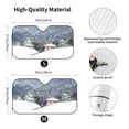 thumbnail image 3 of Bingfone Watercolor Winter Landscape For Christmas Car Windshield Sun Shade Protector Keep Your Vehicle Cool Sun Shield Visor Cover Foldable For Car Truck Suv-Medium, 3 of 9
