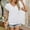 White, variant on Swuxness Women Short Sleeve Casual T Shirts, Spring and Summer Tops, Ladies V-Neck Solid Color Comfortable Fashion Slim Pullover Tee White, XXL