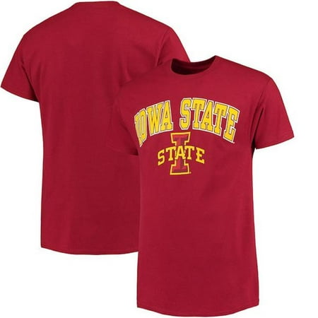 - W Republic Apparel 527-125-339-01 Iowa State University Athletic Tee, Cardinal - Small