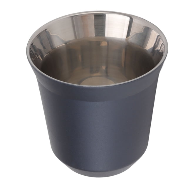 Taza de café con aislamiento de doble pared, taza de café con aislamiento de café de acero inoxidable 304, taza de té de café con aislamiento, estética elegante