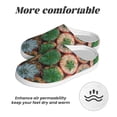thumbnail image 6 of Lsque Cactus 4 Pattern Womens Comfort Cotton on Scuff With Memory Foam and Anti-skid Sole Slipper-46/47, 6 of 7