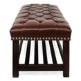thumbnail image 5 of 60" Tufted Bench with Solid Support / Soft Seating for Bedroom and Living Room, 5 of 6