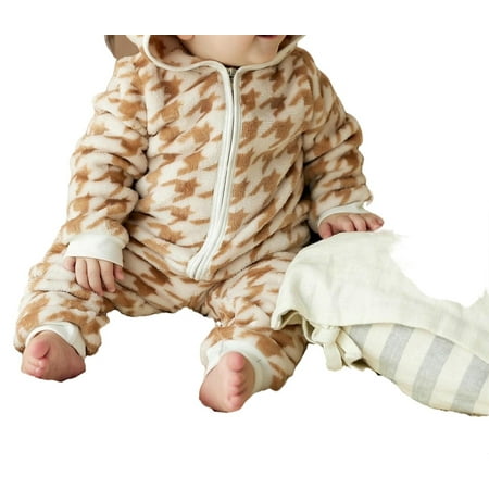 

Houndstooth Hooded Long Sleeve Multicolor Baby Sets (Baby s)