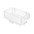 thumbnail image 6 of ETEREAUTY White Metal Bedside Caddy Shelf with Adjustable Hooks for Dorm Storage and Organization, 6 of 6