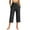 Black, variant on ​Moisture Wicking Workout Capris For Women Tummy Control Yoga Pants Lightweight Quick Dry Fabric Lounge To Training Versatility​ Black