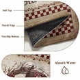 thumbnail image 6 of Western Star Retro Entryway Rug 2'x3'&nbsp; Non Slip Front Door Mats, Country Texas Stars Res Buffalo Plaid Entrance Rugs Indoor Outdoor Carpet, Washable Floor Mats Small Area Rug for Bedroom Kitchen, 6 of 8