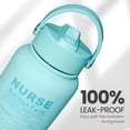 thumbnail image 4 of Botella de agua SANDJEST Nutrition Facts de acero inoxidable de 950 ml, 4 of 7