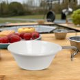 thumbnail image 3 of Cuenco Sierra Mini Camping Sierra Bowl con asa plegable apilable Picnic Water Cup (Blanco), 3 of 4