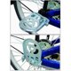 thumbnail image 4 of 26-27 (One Pair) Foldable Footrest for Mountain Bike, Kids Bicycle Rear Seat Pedals, 4 of 4