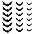 thumbnail image 2 of Halloween Bat Decorations 18 Pcs Hanging Flying Bats Outdoor Indoor Scary Bats with Eyes for Trees Porch Yard Haunted House Party Supplies Realistic 3D Bat Colony Display, 2 of 6