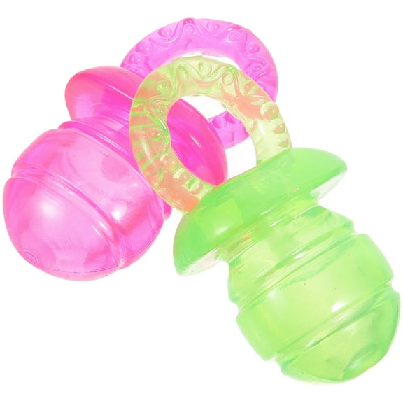 LABELEPH Pet Chew Toy Tpr Durable For Small Dogs 2Pcs 3.15X1.77X1.38In