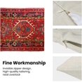 thumbnail image 5 of Boho Pillow Covers 18x18 Set of 2, Red Persian Carpet Boho Throw Pillow Covers Linen Farmhouse Vintage Monaco Rug Decor Cushion Case Boho Home Decor for Couch Sofa Outdoor, 5 of 6