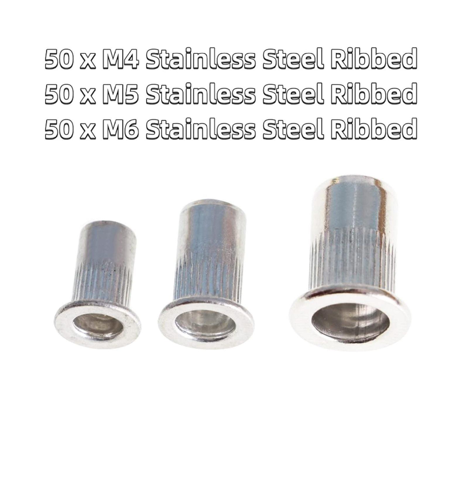 900 Pcs Rivet Nuts Kit Metric Zinc Steel, Stainless Steel, Aluminum Threaded Rivetnut Insert Nutsert Rivet Nuts Assortment Kit Including M8 M10