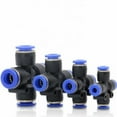 thumbnail image 3 of 10pcs 4 Way Cross Shape Equal Pneumatic 8mm 10mm 6mm 4mm 12mm OD Hose Tube Push In 4-Port Air Splitter Gas Connector Quick Fitting
--------
,Please Check Compatibility, 3 of 3