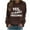 Brown, variant on successthop Yes Im Always Freezing Sweatshirt Women Raglan Crewneck Long Sleeve Sweater Pullover Fall CLothes Print Tops