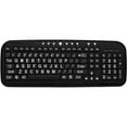 thumbnail image 2 of Ezsee Low Vision Keyboard Large White Print Black Keys, 2 of 2
