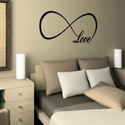 Love Infinity Wall Decal Lettering Words Vinyl Quote Decor Sticker Bedroom