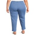 thumbnail image 3 of CHUANK Pantalon à Enfiler pour Femmes Grande Taille avec 2 Poches, 3 of 6