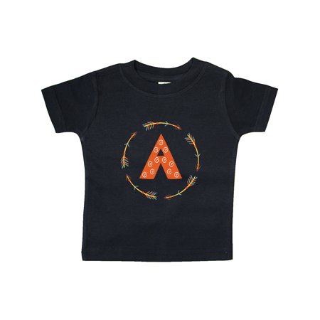 

Inktastic Letter A Tribal Arrow Monogram Gift Baby Boy or Baby Girl T-Shirt