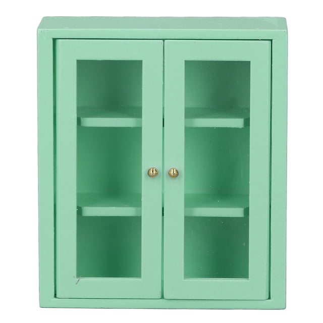 Mueble de Cocina para Casa de Muñecas ANGGREK Gabinete de Pared Simulado 8 x 9 cm